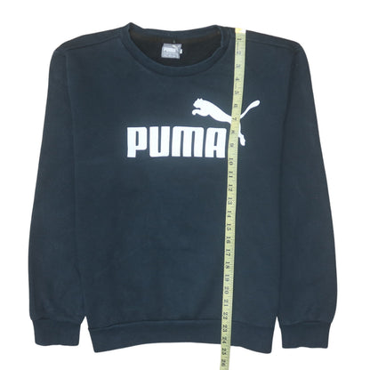 Mens UK Size M Puma Black Pullover Sweatshirt