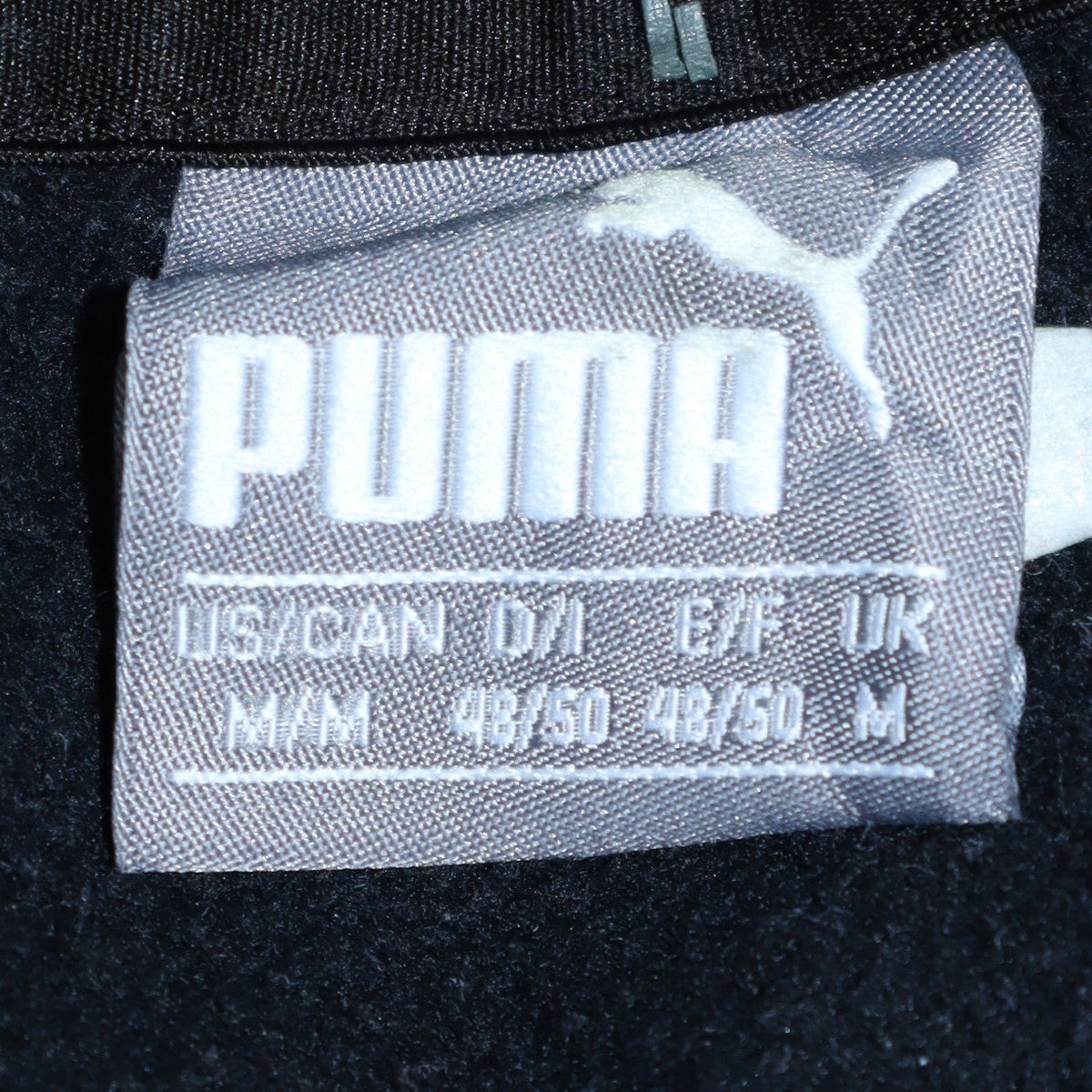 Mens UK Size M Puma Black Pullover Sweatshirt