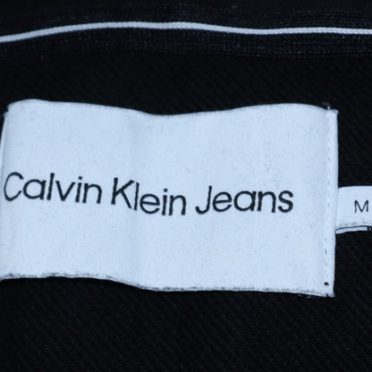 Mens UK Size M Calvin Klein Jeans Black Pullover Hoodie