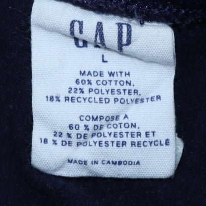 Mens UK Size L GAP Blue Pullover Hoodie