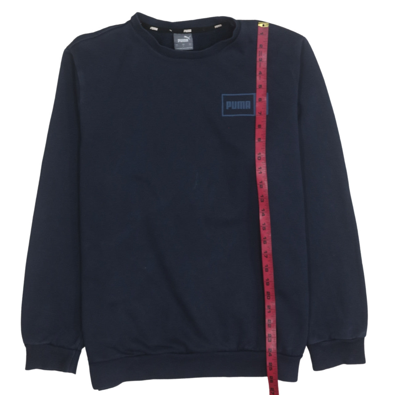 Mens UK Size L Puma Blue Pullover Sweatshirt