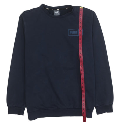 Mens UK Size L Puma Blue Pullover Sweatshirt