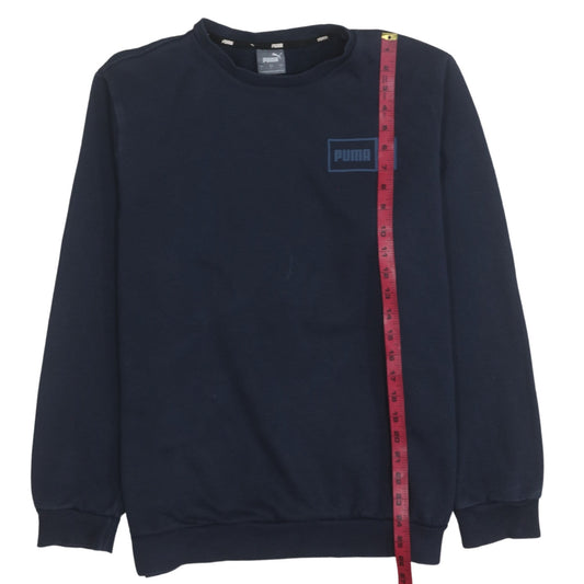 Mens UK Size L Puma Blue Pullover Sweatshirt