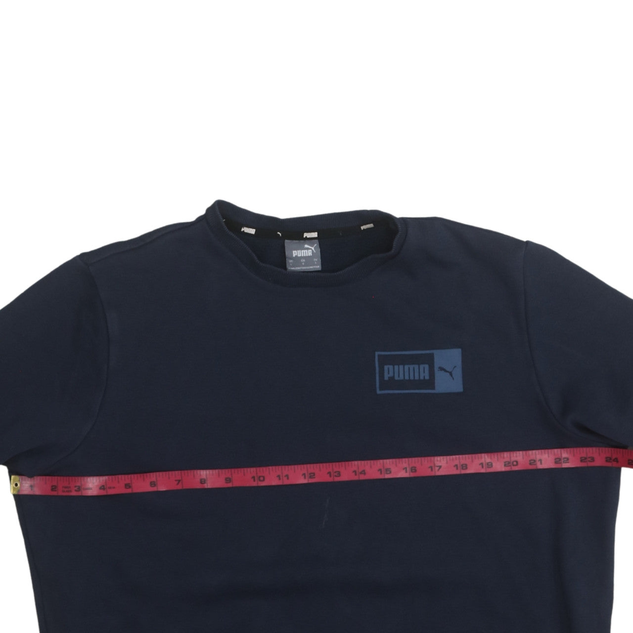 Mens UK Size L Puma Blue Pullover Sweatshirt