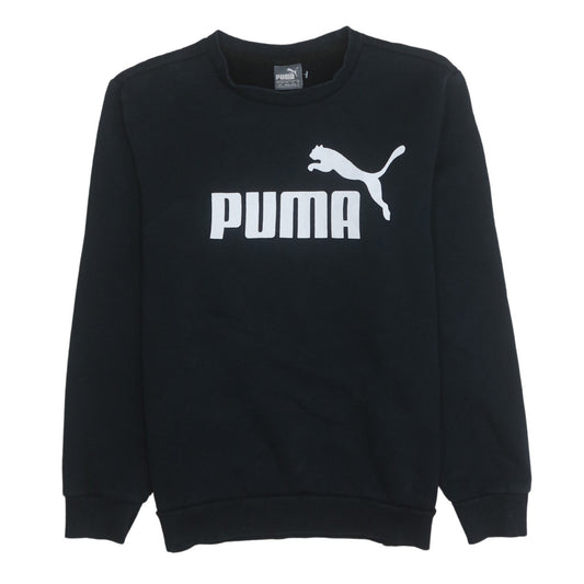 Mens UK Size S Puma Black Pullover Sweatshirt