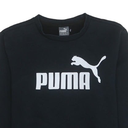Mens UK Size S Puma Black Pullover Sweatshirt