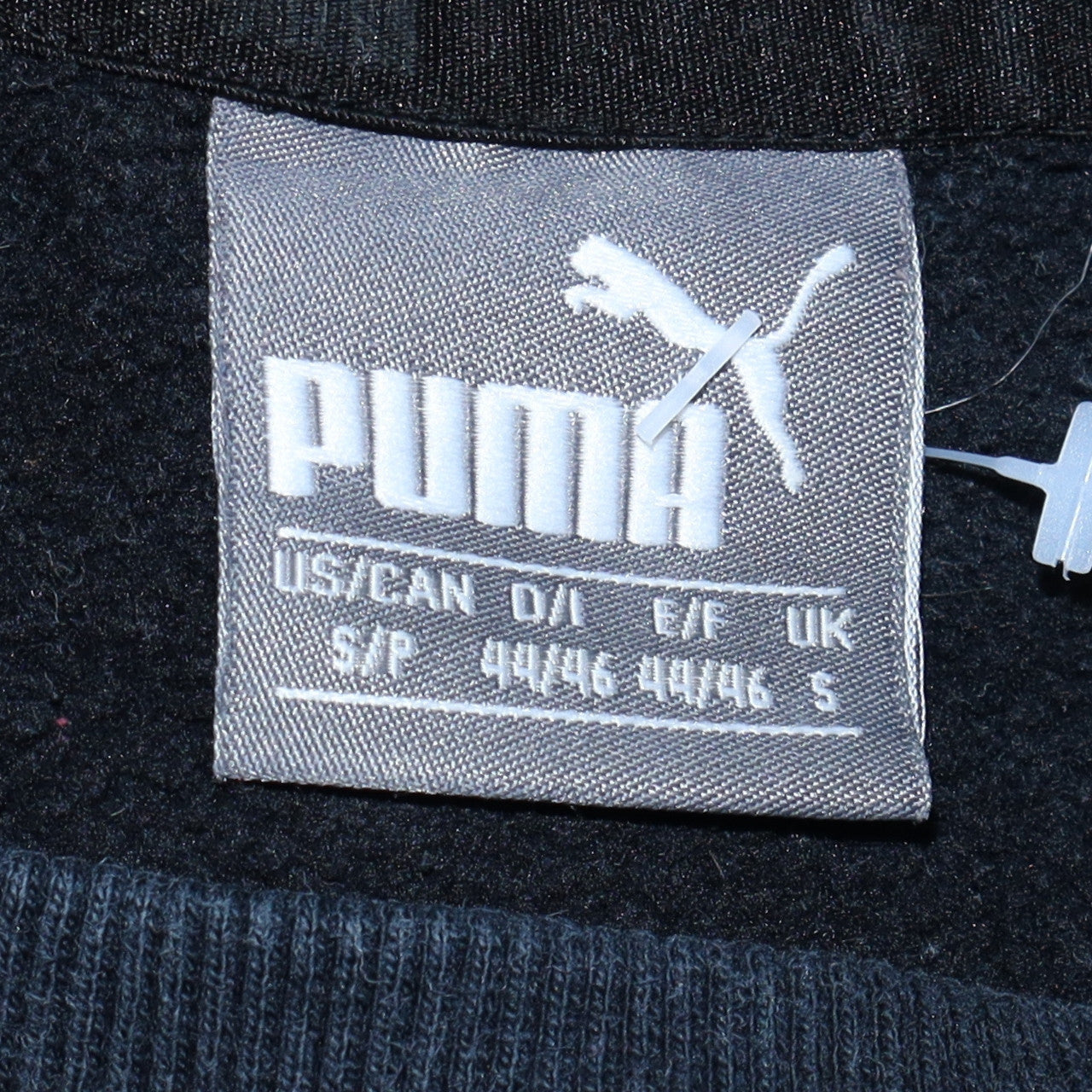 Mens UK Size S Puma Black Pullover Sweatshirt