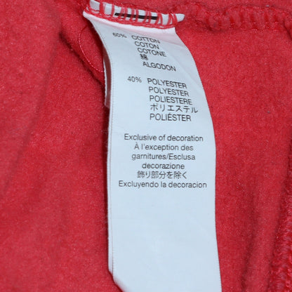 Womens UK Size M GAP Red Full Zip Hoodie