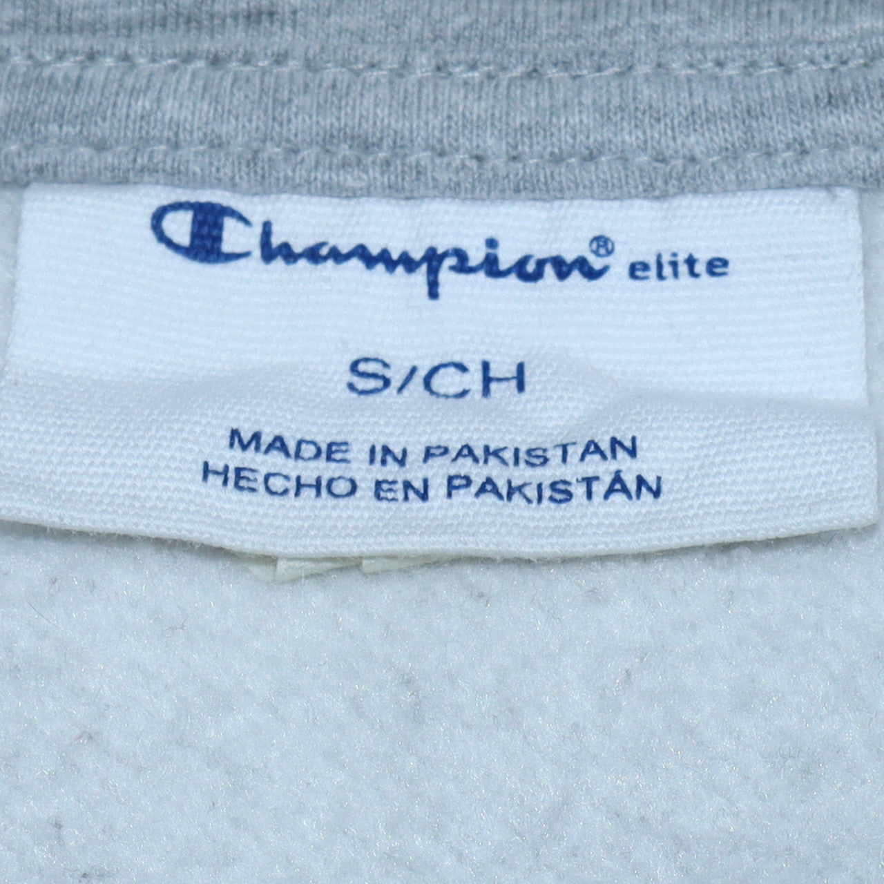 Mens UK Size S Champion Grey 1/2 Zip Sweatshirt