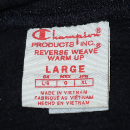 Mens UK Size L Champion Black Pullover Sweatshirt
