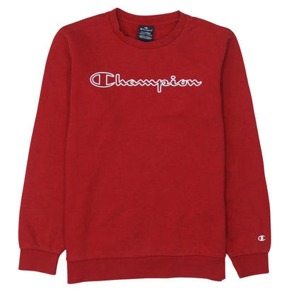 Teens UK Size XL Champion Red Pullover Sweatshirt