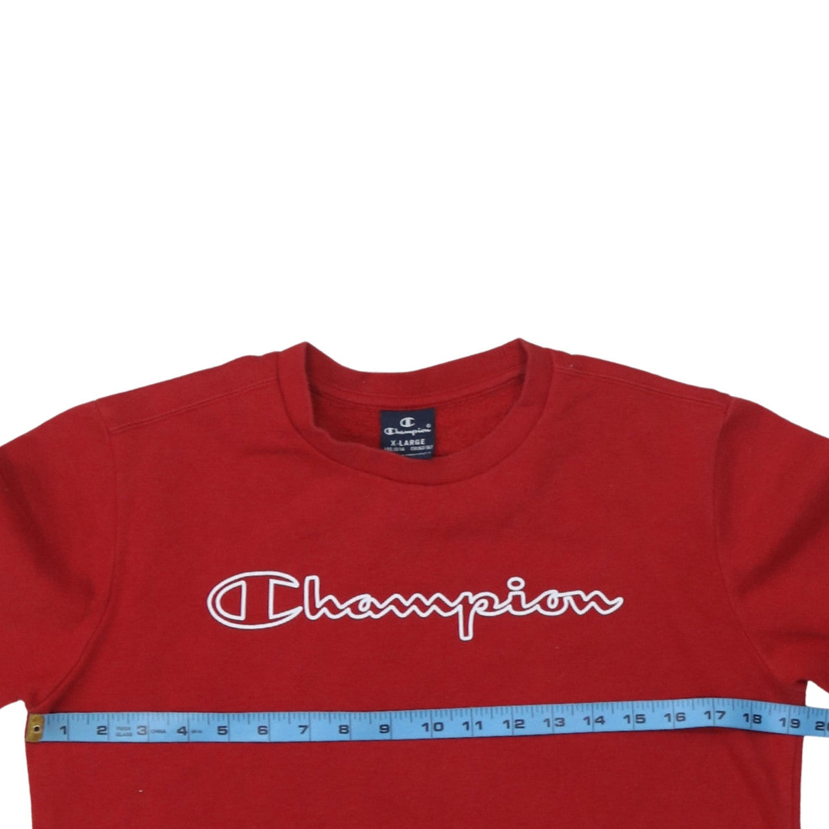 Teens UK Size XL Champion Red Pullover Sweatshirt