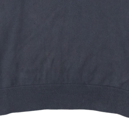 Mens UK Size L Polo Ralph Lauren Blue Pullover Sweatshirt