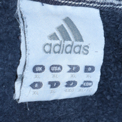 Mens UK Size XL Adidas Blue Pullover Sweatshirt