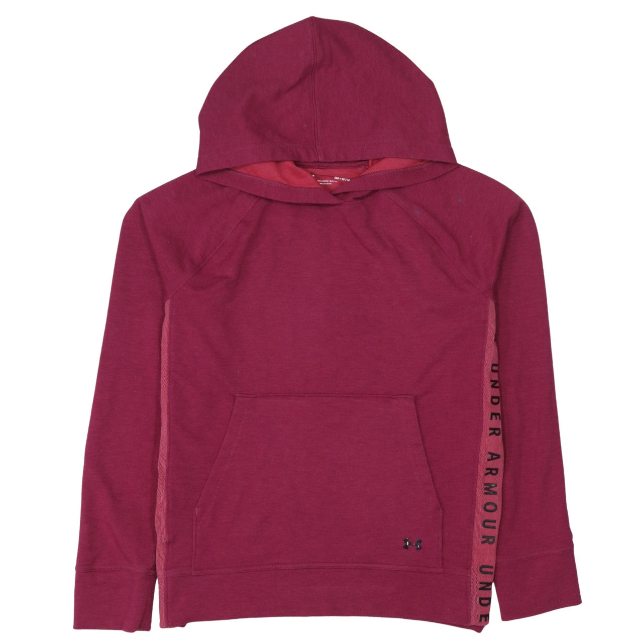 Womens UK Size M Under Armour Red Pullover Hoodie