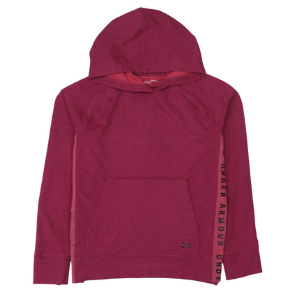 Womens UK Size M Under Armour Red Pullover Hoodie