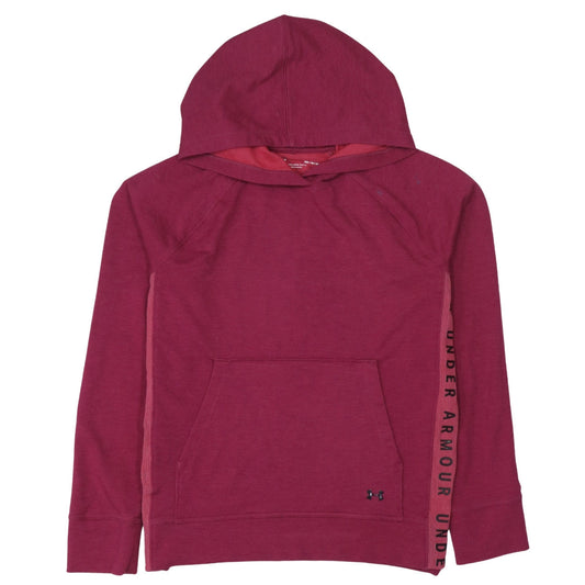 Womens UK Size M Under Armour Red Pullover Hoodie