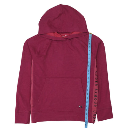 Womens UK Size M Under Armour Red Pullover Hoodie