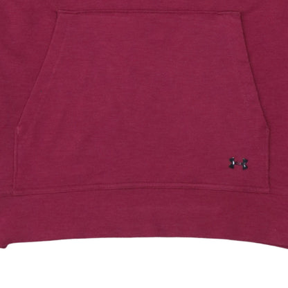 Womens UK Size M Under Armour Red Pullover Hoodie