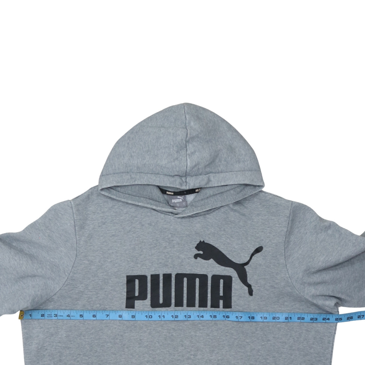 Mens UK Size XL Puma Grey Pullover Hoodie