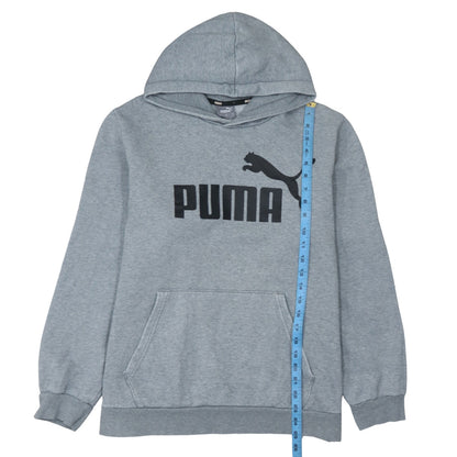 Mens UK Size XL Puma Grey Pullover Hoodie
