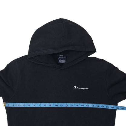 Mens UK Size L Champion Black Pullover Hoodie