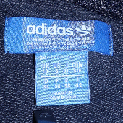 Mens UK Size S adidas Blue 1/2 Zip Hoodie
