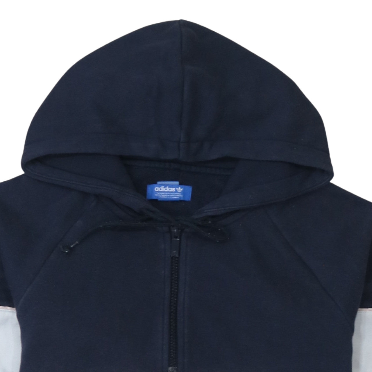 Mens UK Size S adidas Blue 1/2 Zip Hoodie