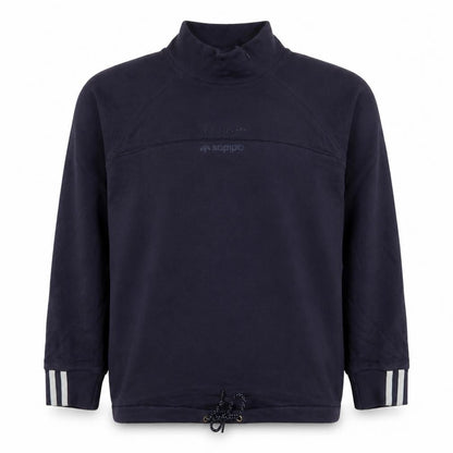 Mens UK Size S Adidas Blue Pullover Sweatshirt