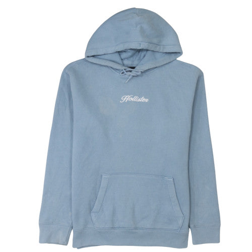 Mens UK Size M Hollister Blue Pullover Hoodie