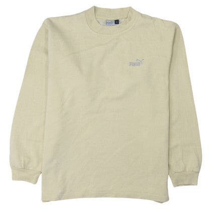 Mens UK Size L Puma Beige Pullover Sweatshirt