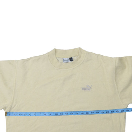 Mens UK Size L Puma Beige Pullover Sweatshirt