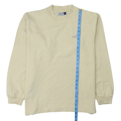 Mens UK Size L Puma Beige Pullover Sweatshirt