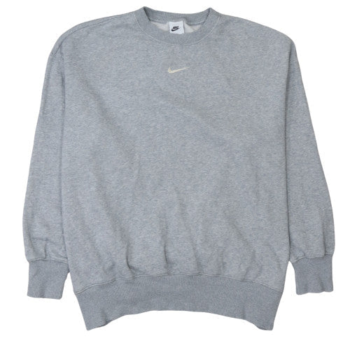 Mens UK Size L Nike Grey Pullover Sweatshirt