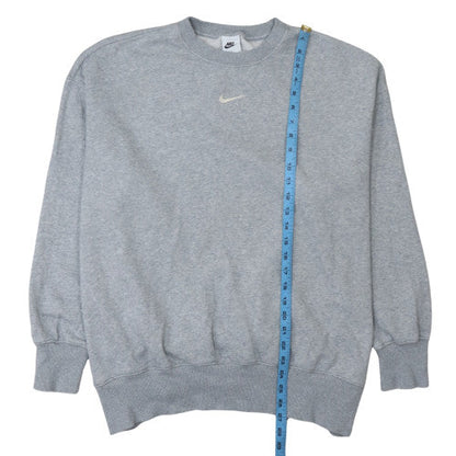 Mens UK Size L Nike Grey Pullover Sweatshirt