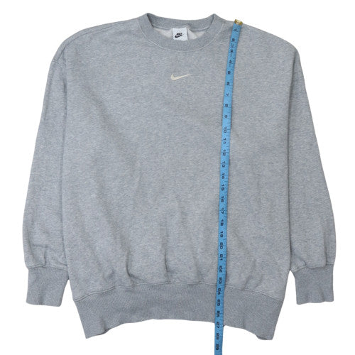 Mens UK Size L Nike Grey Pullover Sweatshirt