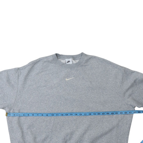 Mens UK Size L Nike Grey Pullover Sweatshirt
