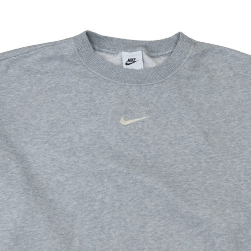 Mens UK Size L Nike Grey Pullover Sweatshirt