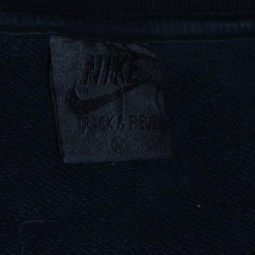 Mens UK Size M Nike Black Pullover Sweatshirt