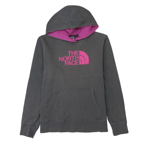 Womens UK Size M The North Face Grey Pullover Hoodie