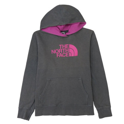 Womens UK Size M The North Face Grey Pullover Hoodie
