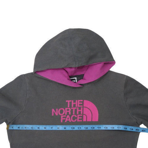 Womens UK Size M The North Face Grey Pullover Hoodie