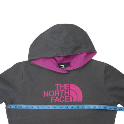Womens UK Size M The North Face Grey Pullover Hoodie