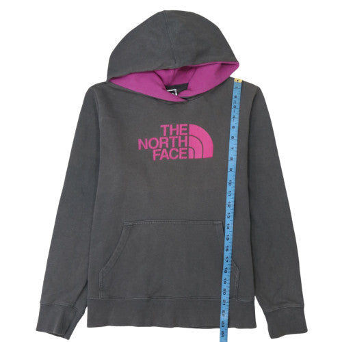 Womens UK Size M The North Face Grey Pullover Hoodie