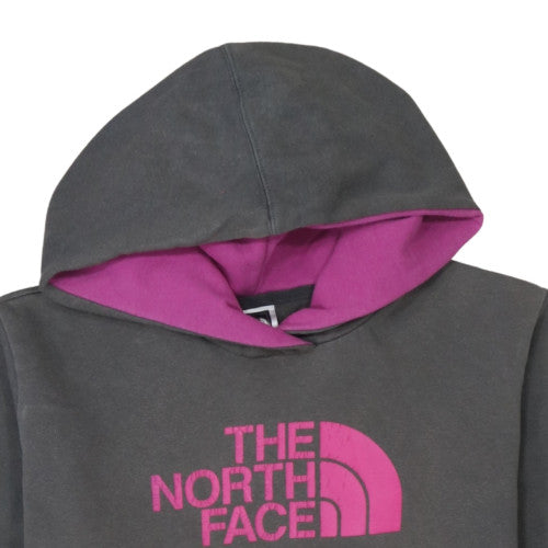 Womens UK Size M The North Face Grey Pullover Hoodie