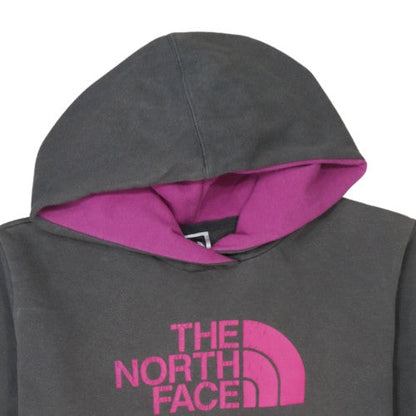 Womens UK Size M The North Face Grey Pullover Hoodie
