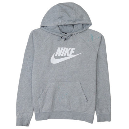 Mens UK Size M Nike Grey Pullover Hoodie