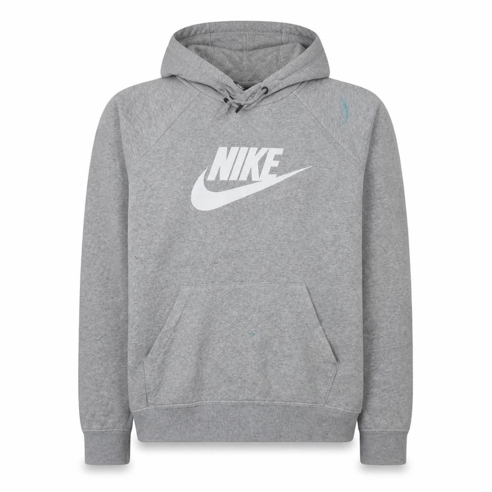 Mens UK Size M Nike Grey Pullover Hoodie