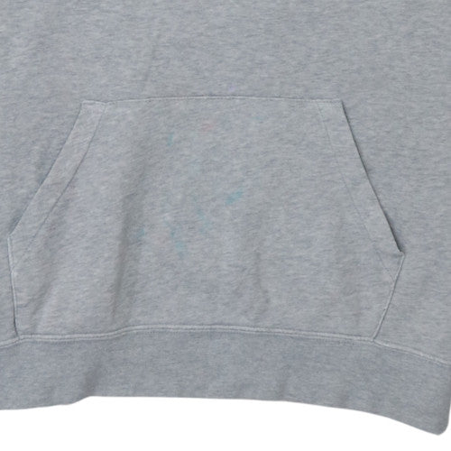 Mens UK Size M Nike Grey Pullover Hoodie