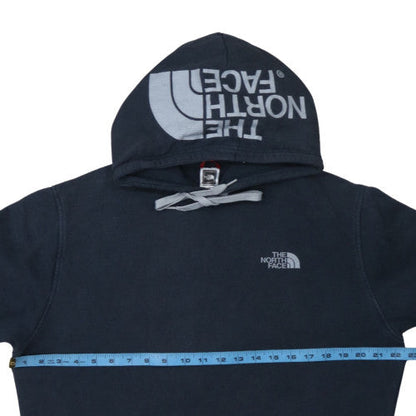 Mens UK Size M The North Face Blue Pullover Hoodie